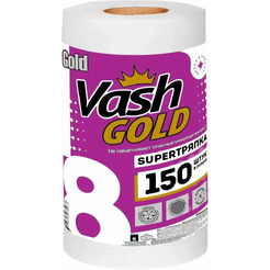 Тряпки в рулонах Vash Gold Super 22,3x18, 150 шт