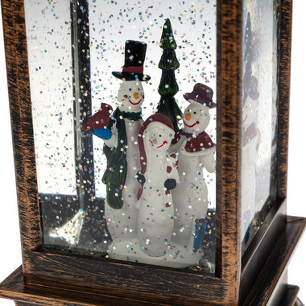 Декоративный фонарь с эффектом снегопада и подсветкой NEON-NIGHT Новый год 501-161