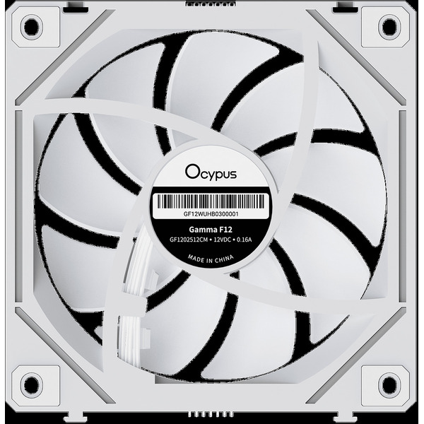 Комплект вентиляторов для корпуса Ocypus Gamma F12 Uni WH ARGB 3IN1