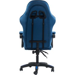 Вибромассажное кресло Calviano 1584 (велюр, синий)