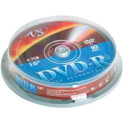 DVD-R диск VS 4.7 GB 16x (10 шт.)