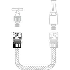 Муфта быстросъемная STARTUL ST6013-05-1/2 (1/2"(5/8"))