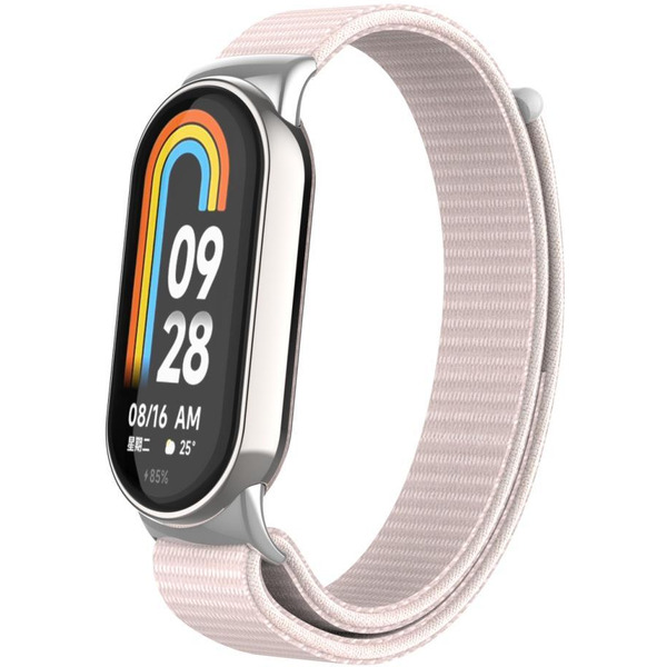 Ремешок Bingo Nylon для Xiaomi Mi Band 8 Пудровый