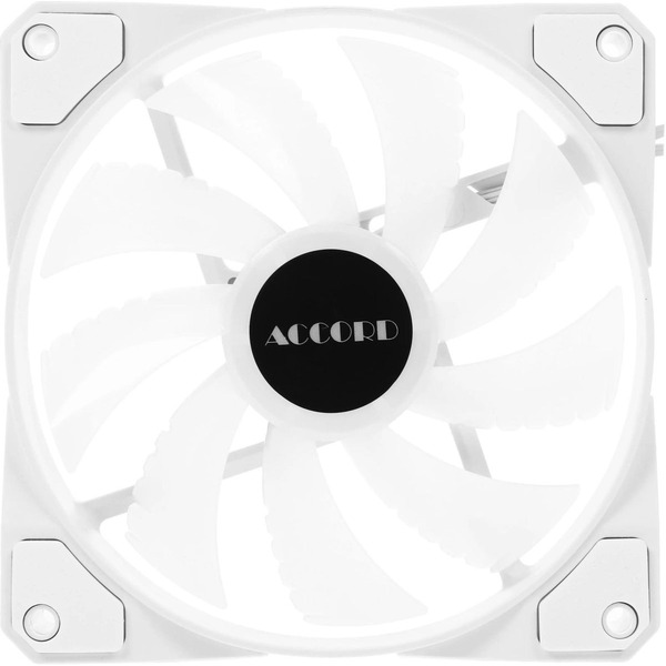 Вентилятор для корпуса Accord ACC-XF12 ARGB WHITE