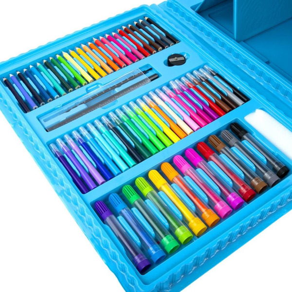 Набор ЮНОГО ХУДОЖНИКА для рисования и творчества с мольбертом ПИФАГОР 664632 (208 предметов)