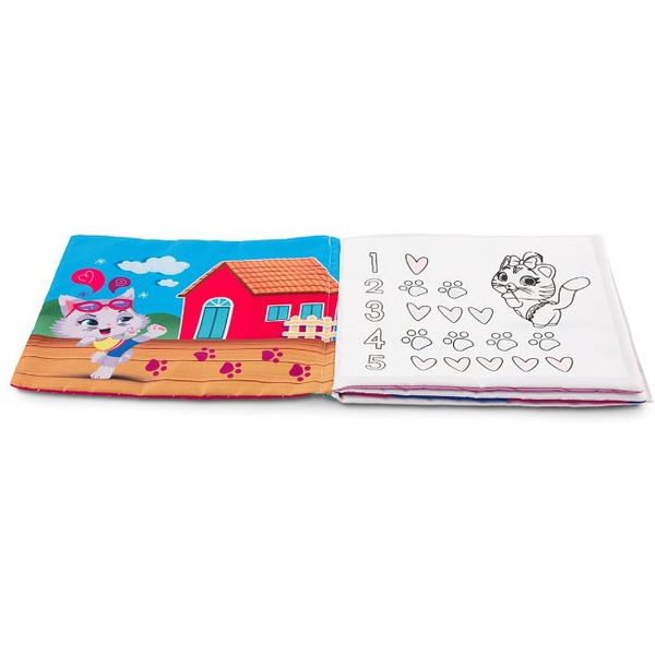 Развивающая игрушка CHICCO Toys Книжка мягкая Milady (Миледи), 2 года+, 340728476