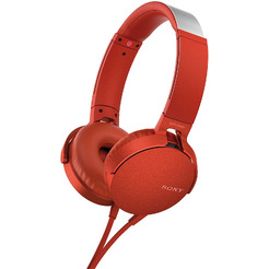 Наушники Sony MDR-XB550APR (красный)