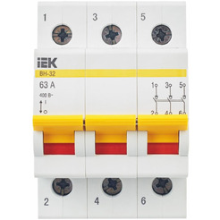 Выключатель нагрузки IEK ВН-32 3Р 63А MNV10-3-063