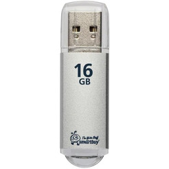 USB Flash Smart Buy 16GB V-Cut Silver (SB16GBVC-S)