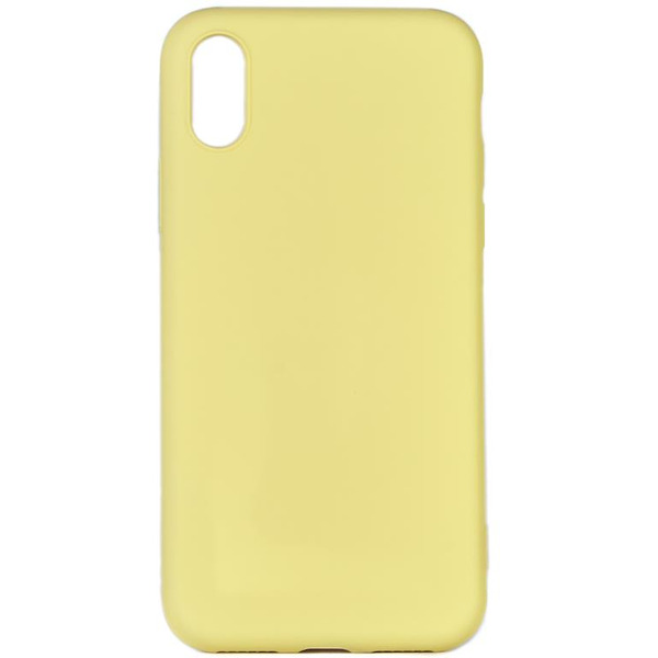Бампер BINGO LiquidI TPU для APPLE iPhone X/XS Желтый