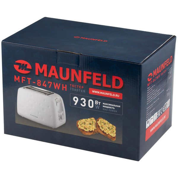 Тостер MAUNFELD MFT-847WH