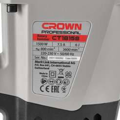 Перфоратор Crown CT18158V BMC