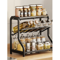 Кухонная стойка для хранения Happy Home HH-052 (черный)