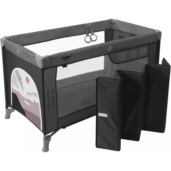 Кровать-манеж Martin Noir Favor (Mоrion Black)