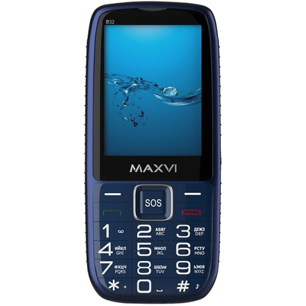Мобильный телефон Maxvi B32 (синий)