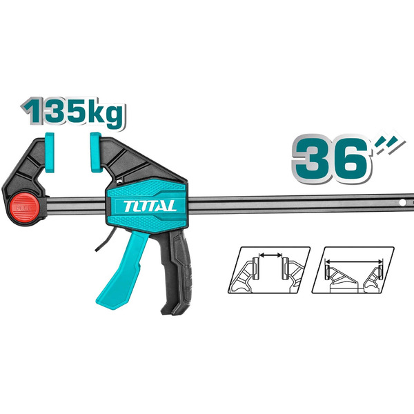 Струбцина пистолетная TOTAL THT1346803