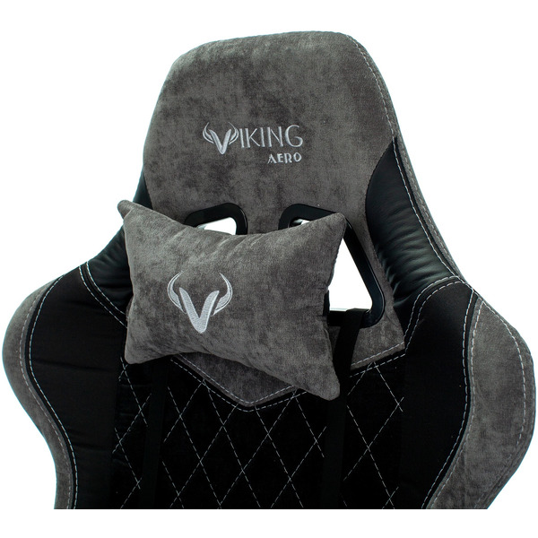 Кресло игровое Бюрократ Zombie VIKING 7 KNIGHT Fabric ткань/экокожа,черный