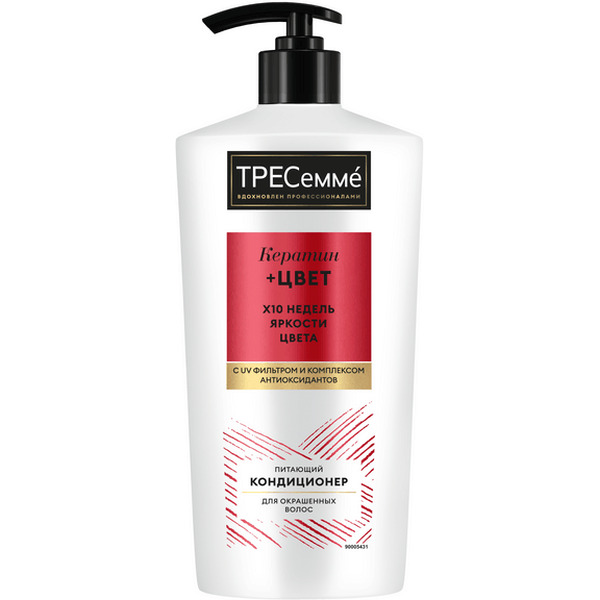 Кондиционер для окрашенных волос ТРЕСЕММЕ Кератин + Цвет 630мл
