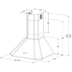 Кухонная вытяжка Korting KHC 6839 X