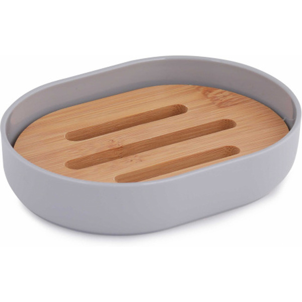 Мыльница Альтернатива Бамбук М8063 (серый)