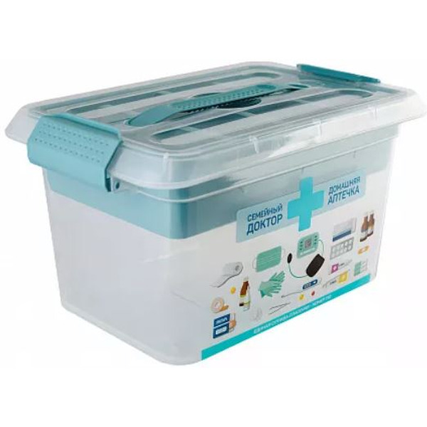 Контейнер Полимербыт Домашняя аптечка 4348203 6 л