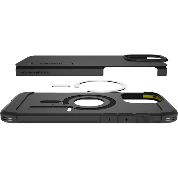 Чехол для телефона Spigen Tough Armor Mag Magsafe для iPhone 16 Pro ACS08146 (черный)