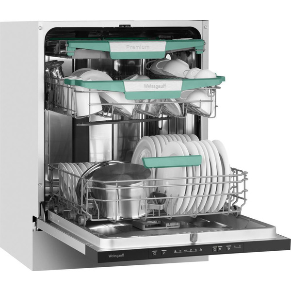 Встраиваемая посудомоечная машина Weissgauff BDW 6136 D Inverter Autoopen Timer Floor