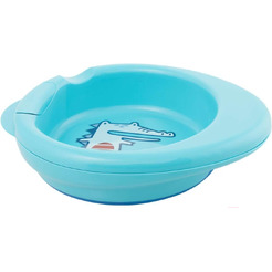 Термотарелка детская CHICCO Stay Warm, 6 мес+ 340624043 (голубой)