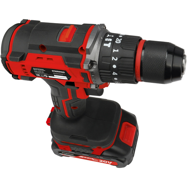 Ударная дрель-шуруповерт Starwind CD20-2.0/2.0hS1