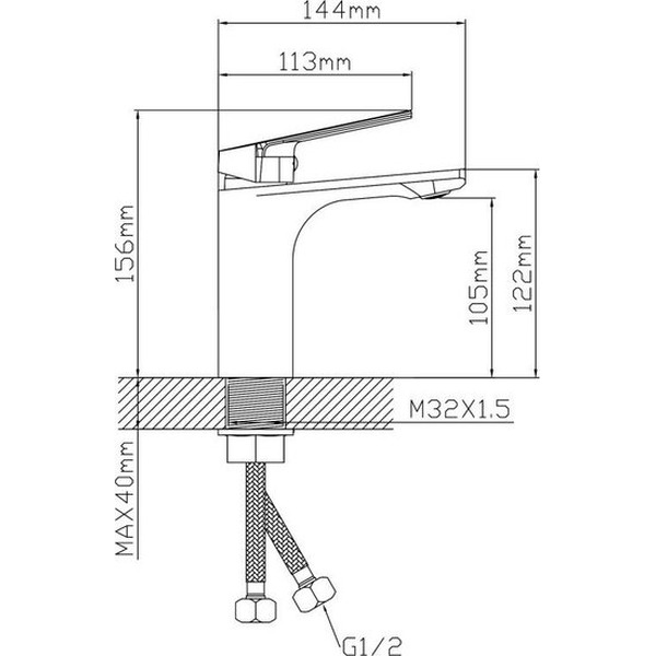 Смеситель Econoce EC0801BL