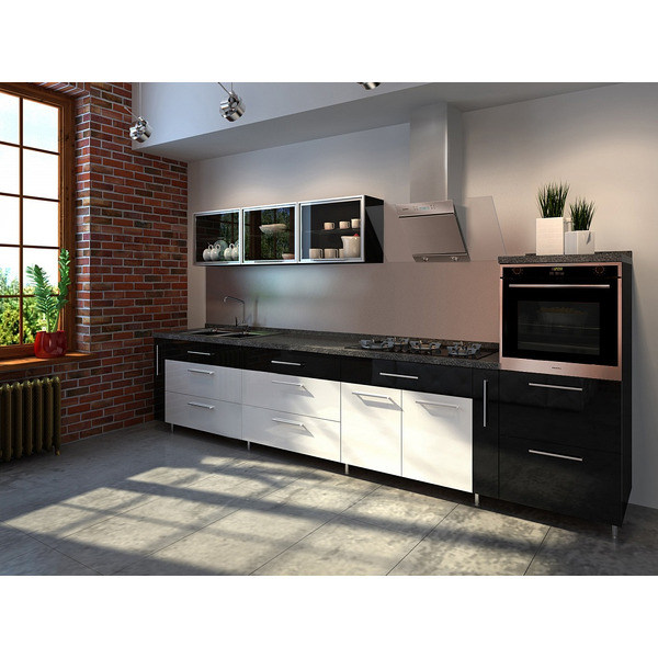 Кухонная вытяжка Maunfeld Gloria 90 (нержавеющая сталь/прозрачное стекло)