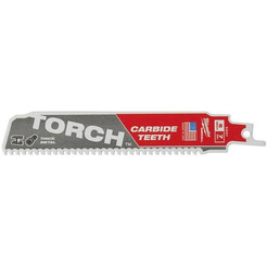Полотно для саб. пилы (по металлу) MILWAUKEE GENERAL TORCH CARBIDE TEETH 150х3.6 5 шт 48005501
