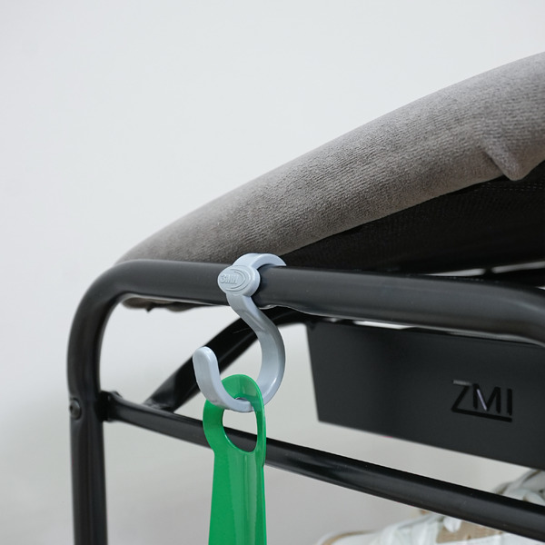 Полка для обуви ЗМИ Гранада 13В НБК с сиденьем и ящиком (черный)