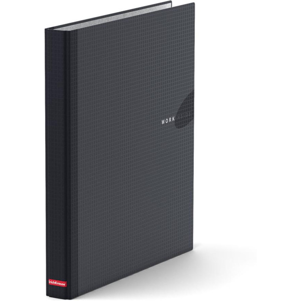 Файл-регистратор Erich Krause А4/35мм WORK INSIDE, ламинированный, черный 19868