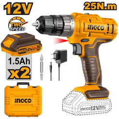 Дрель-шуруповерт аккумуляторная INGCO CDLI1228 CDLI