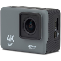 Экшн-камера Digma DiCam 810 (серый)