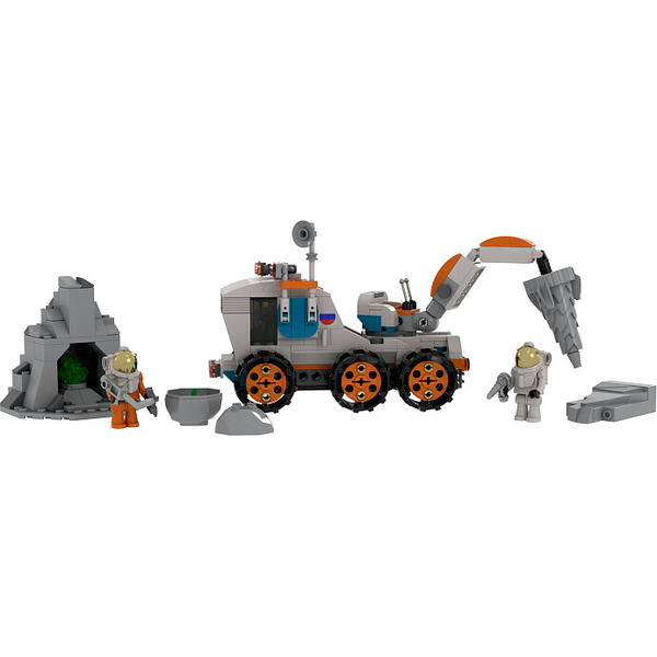Конструктор Brick Labs Космос: Лунный бурильщик геологов AB-1320