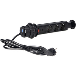 Блок розеточный Orno OR-AE-1349-B 1,8 м