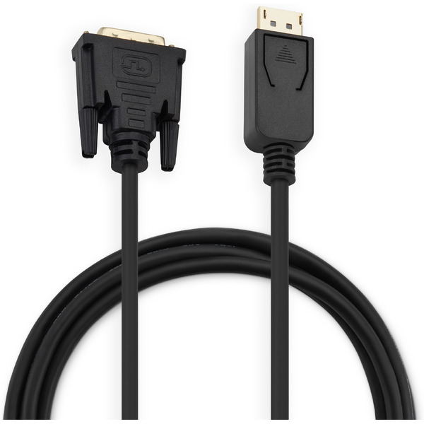 Кабель Buro 1.1v DisplayPort (m)/DVI-D (Dual Link) (2м, черный)