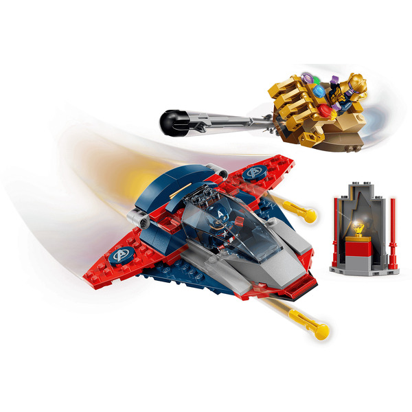Конструктор LEGO Marvel Капитан Америка против Таноса 76319