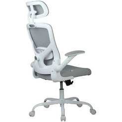 Офисное кресло KingStyle Boost FK-53 Warble White (светло-серый)