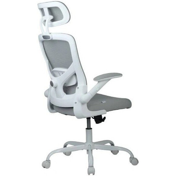Офисное кресло KingStyle Boost FK-53 Warble White (светло-серый)