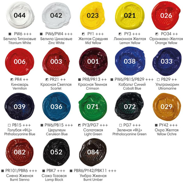 Краски масляные художественные BRAUBERG ART PREMIERE 191456