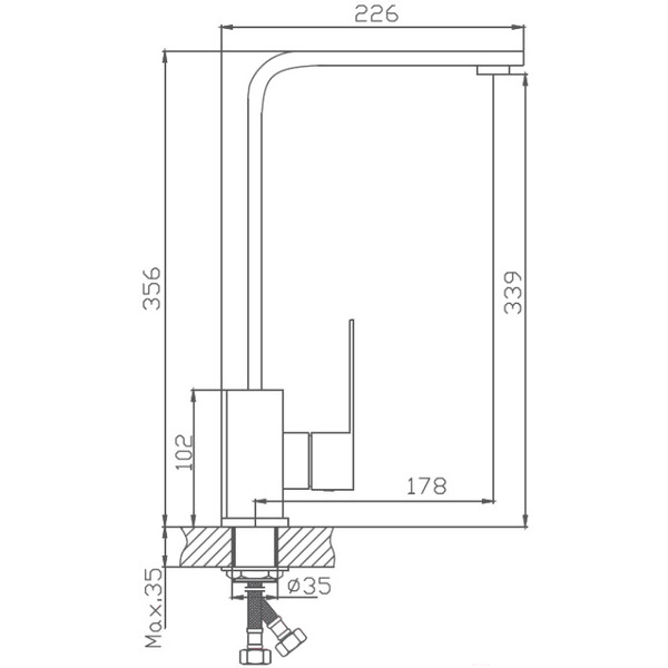 Смеситель Haiba HB70803