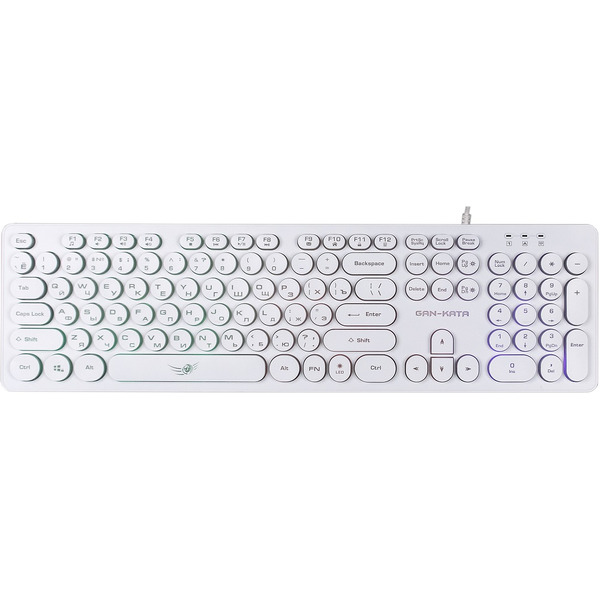 Клавиатура Dialog Gan-Kata KGK-16U (белый)