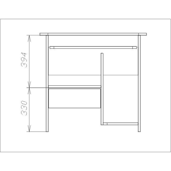 Стол для компьютера Сокол КСТ-10.1 (дуб сонома)