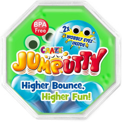 Тесто-попрыгунчик CRAZE Jumputty Безумный прыжок 18675 (зеленый)