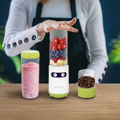 Блендер стационарный Kitfort KT-3033-2 (бело-салатовый)