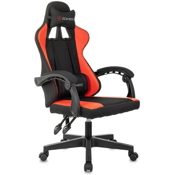 Кресло игровое ZOMBIE Rudger (черный/красный)