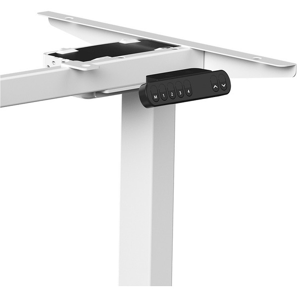 Стол подъемный WellDesk WDE Prime 130x67.5х1.8 (белый/дуб бардолино натуральный)